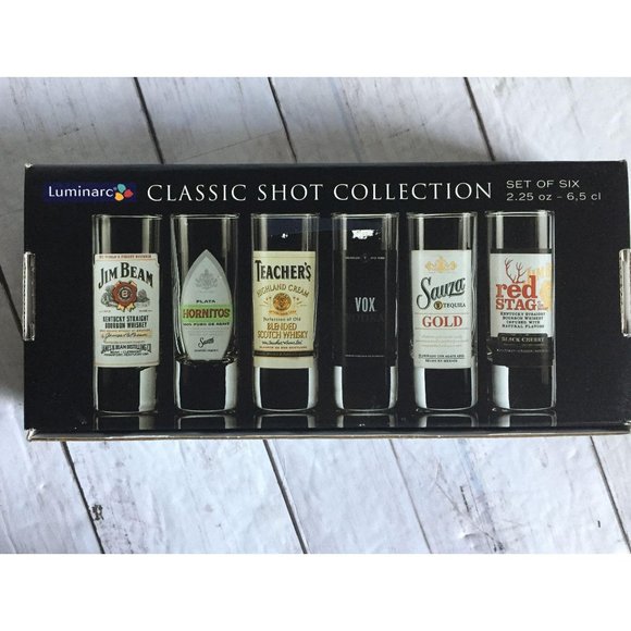 Luminarc Classic Shot Collection Set of 6 Shot Gla - Picture 5 of 6